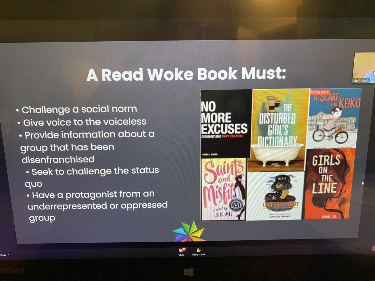 Thank you @MackinLibrary for bringing @cicelythegreat to us! She is such an inspiration and gave SO MANY ideas on how to #amplifyvoices from the library! #readwoke