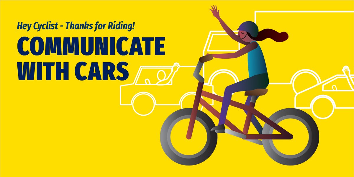 Middletown411's tweet photo. Together with @RI_Waves and @BikeNewportRI our bike safety tip of the week is to make sure you are communicating with cars!

With a little communication, motorists and cyclists can safely share the road together.

#MiddletownHelps #MiddletownRides #BikeSafety https://t.co/BbBnQzRwD8