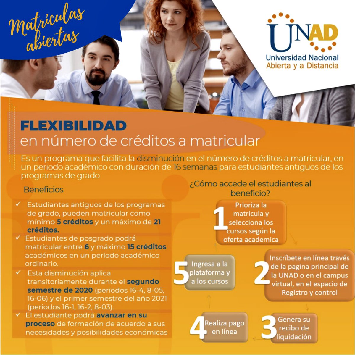 anmicorregidor's tweet photo. 🌟Flexibilidad en número de créditos, 👍@AngelaMariaGon9,@danilohunad,@Alex_AparicioR,@ClaudioCamiloG1,@RedEUNAD,_#EnsamblePC2020, #VidaUniversitaria, #UNADComprometida #PlanSolidarioUNAD https://t.co/hDHQ9YIwnY