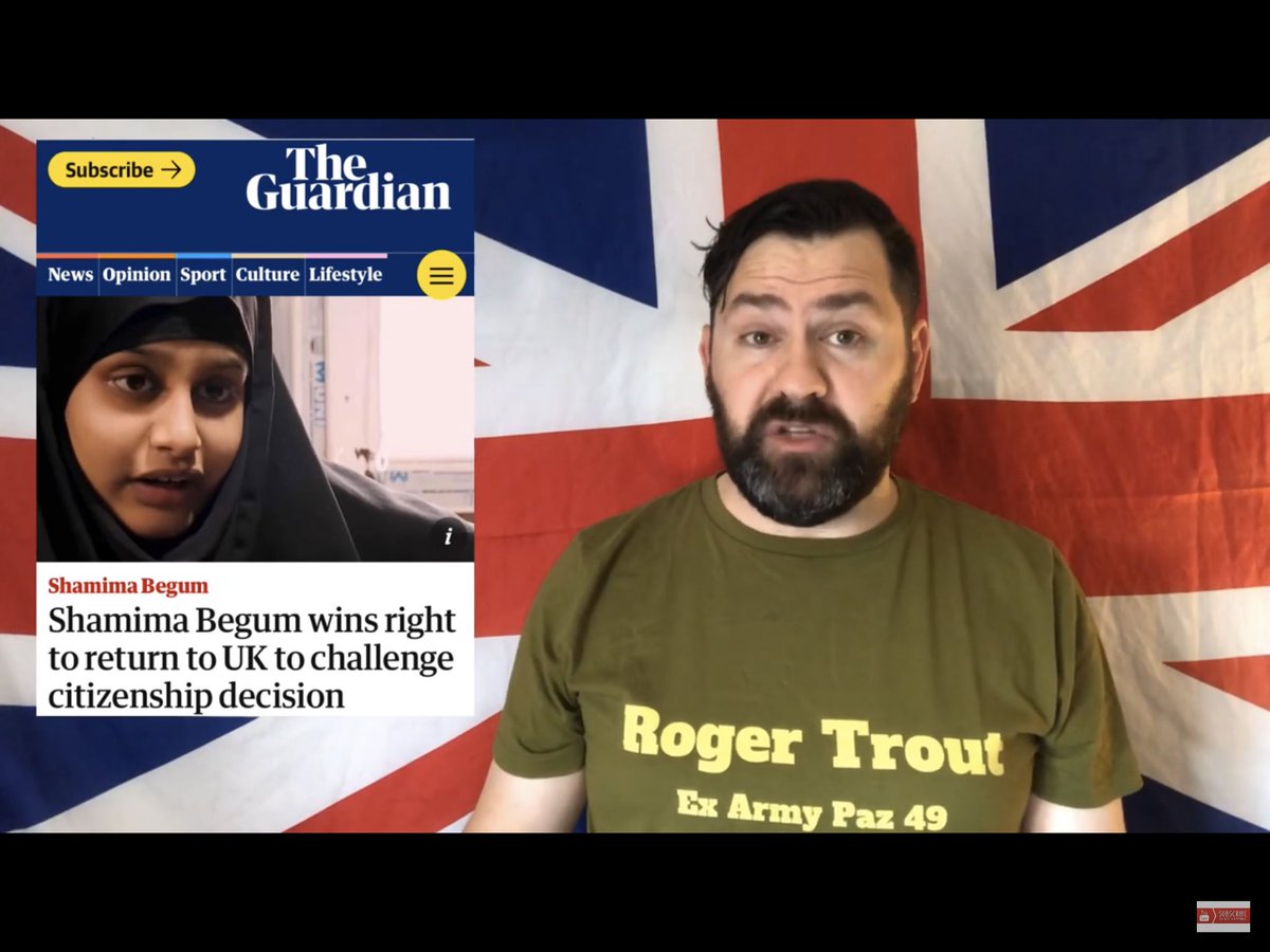 douglas_dalziel's tweet photo. From ‘Ex Army Paz 49’:
They’re Bringing Begum Back! #shemimabegum #isis #britishjusticesystem https://t.co/2q2BORDTkY via @YouTube https://t.co/pwMI0pjnIP