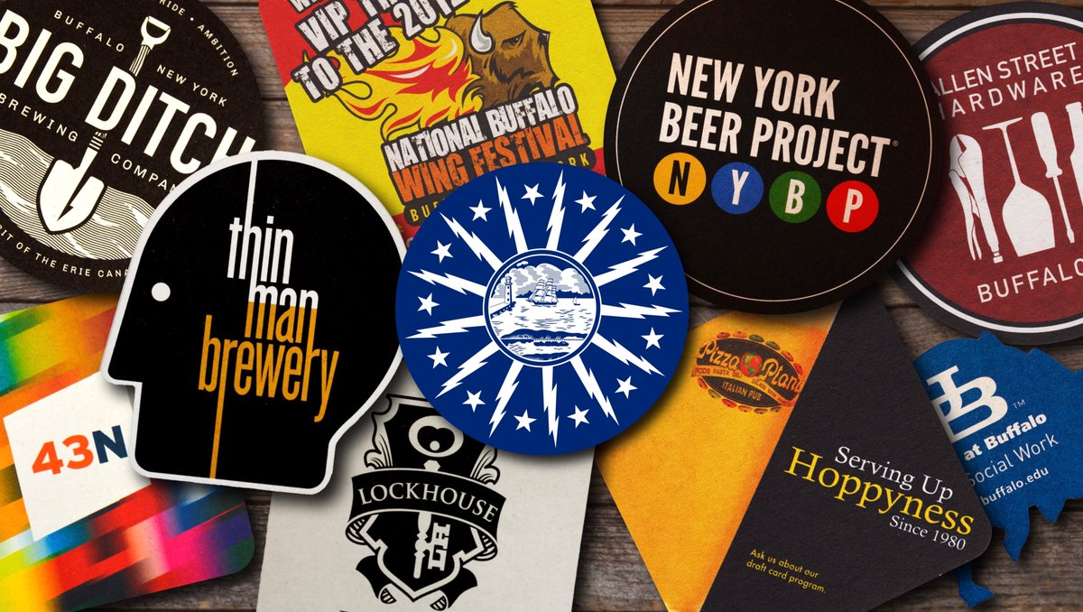 bevcoasters's tweet photo. Happy #716Day! While everything about #Buffalo is great, we wanted to celebrate these Buffalo companies that we love working with! We love being able to call Buffalo home!❤️
#716buffalo #buffalove #buffalony #wny #katzamericas #beveragecoasters #drinkcoasters #coasters https://t.co/2jn2eEOlFI
