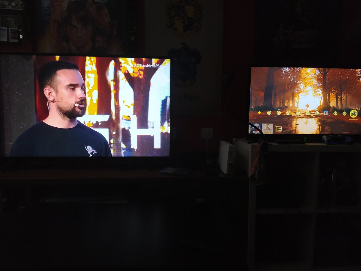 jaranatt's tweet photo. @PlayStationES En esta casa siempre hay cita doble en el salón con PlayStation, así no hay peleas... Dos teles, dos PS4, dos juegos iguales.
Nos está flipando el cambio de tiempo, poder mutilar, los tres caminos disponibles y la personalización del pj!!!
Será una reliquia.
#GhostOfTsushimaPS4 https://t.co/hfsxjEZiWT