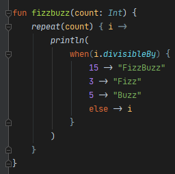 Knowing these conditions, we can produce working code that looks like this. Not too bad, I'd say!