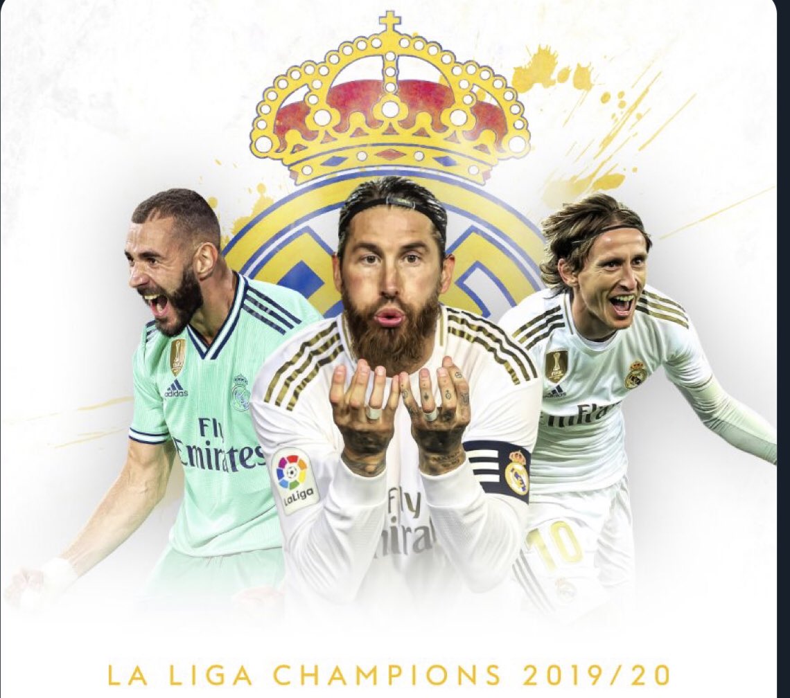 imfuraluc01's tweet photo. BREAKING: Real Madrd crowned La Liga champions after beating Vilarreal 2-1 tonight!
#HalaMadrid #BBSPORTS @bbfmumwezi
@GorillaGamesRw @MTNRwanda https://t.co/ntAHT4E75X