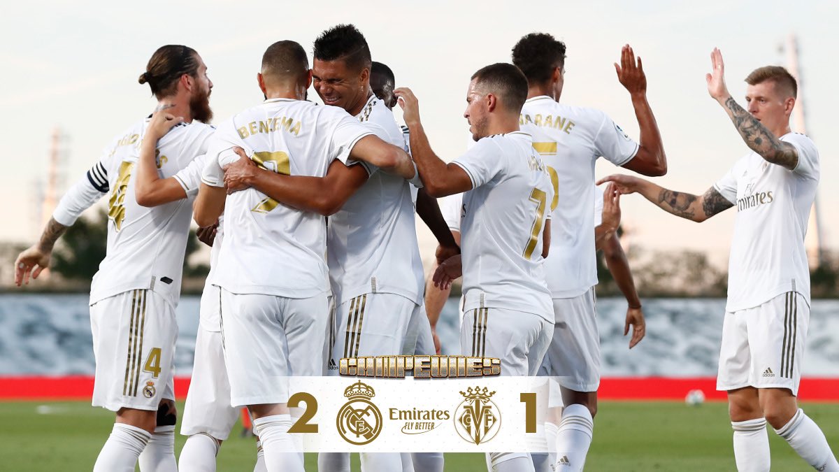 imfuraluc01's tweet photo. BREAKING: Real Madrd crowned La Liga champions after beating Vilarreal 2-1 tonight!
#HalaMadrid #BBSPORTS @bbfmumwezi
@GorillaGamesRw @MTNRwanda https://t.co/ntAHT4E75X