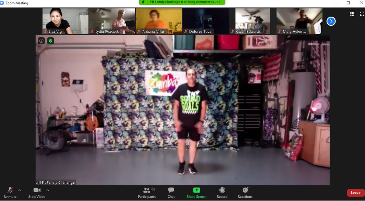 LiMarie473's tweet photo. And then... a regular Zumba Wednesday, 7/15 with @SA_Sports Thank you for the #FitFamilySA Challenge! https://t.co/Eq8IYxc8up