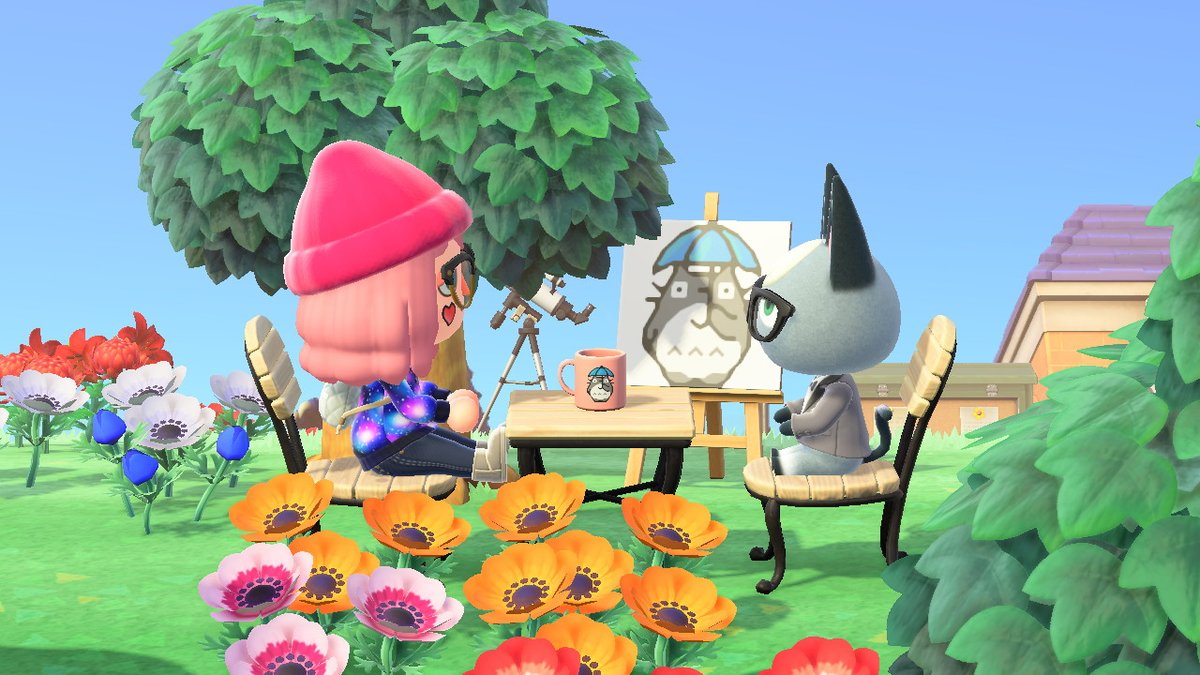 SuperpopfizzYT's tweet photo. Me and Raymond :) #AnimalCrossing #ACNH #NintendoSwitch #Raymond #ACRaymond #RaymondAC #Totoro #Nintendo https://t.co/EIqTIlY0ym