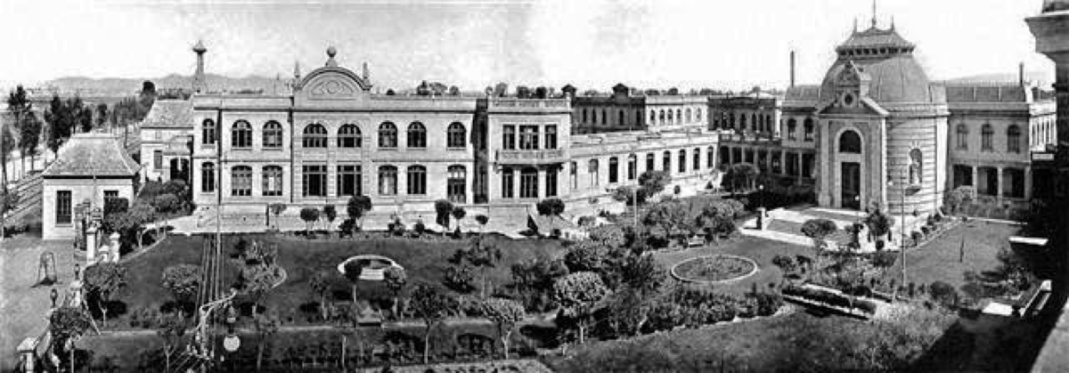 Cerca del rumbo, sobre el río de la Piedad, hoy Viaducto y Sn Antonio Abad, conviene destacar la presencia del enorme Hospicio de Niños, apenas inaugurado en 1905. Interesante institución y edificio de Roberto Gayol. Y pues que tampoco nada queda.