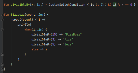 First, this is how the finished code looks like. Now that is *really* close to Ruby version, and would absolutely prefer that to the Ruby version, aesthetics-wise.