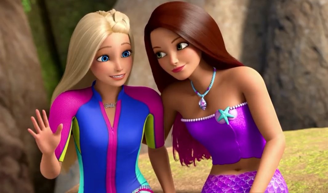 barbie dolphin magic is about barbie and her mermaid girlfriend isla