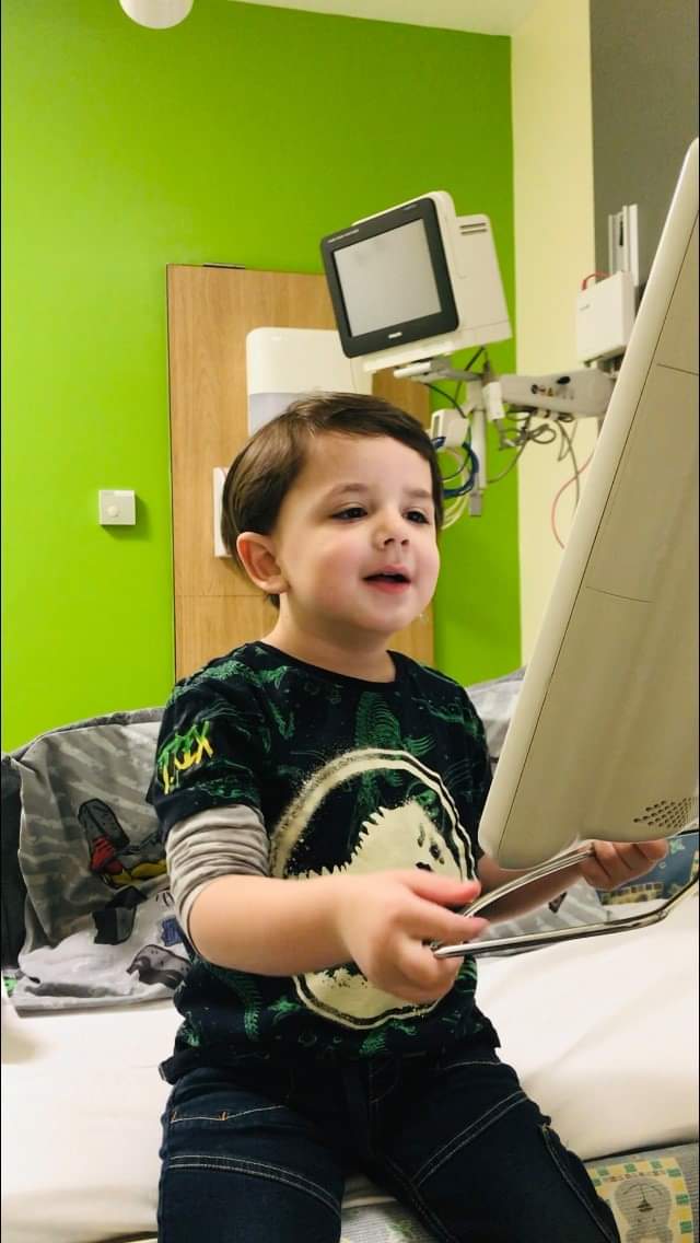 Been to GOSH for Isaac’s MRI scan please please send him positive thoughts, vibes, love , prayers, protection for his scan to be stable or clear!! 💙💙💙
#isaacbluwegotyou 
#myhero just giving link in our bio