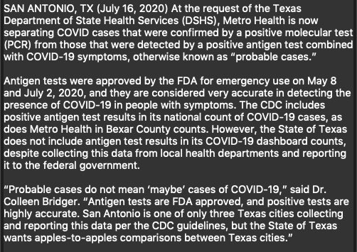 Metro Health has been upfront about including antigen tests in their data in order to provide an accurate picture of our COVID outbreak. Officials have said they were included for weeks. It’s not a “mistake.”They released a statement this afternoon: