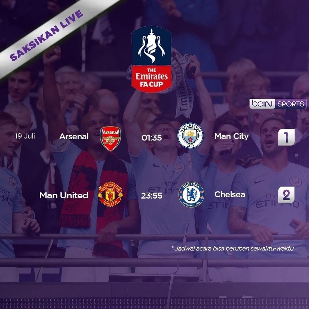 MelodyUnited's tweet photo. Next Match: Semifinal FA Cup

Manchester United vs Chelsea

Minggu 19 Juli 2020
23:55 WIB
Live on beINSports 2 &amp; RCTI

#MUFC https://t.co/dKPBjde2UK