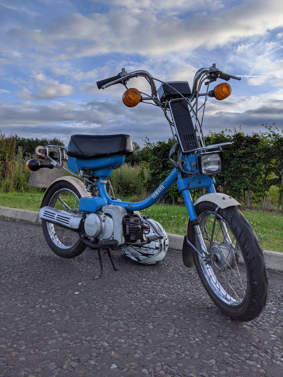 1988 Yamaha QT50 Noped...135 mpg...0.6 gallon tank 🔧⛽🛵👍