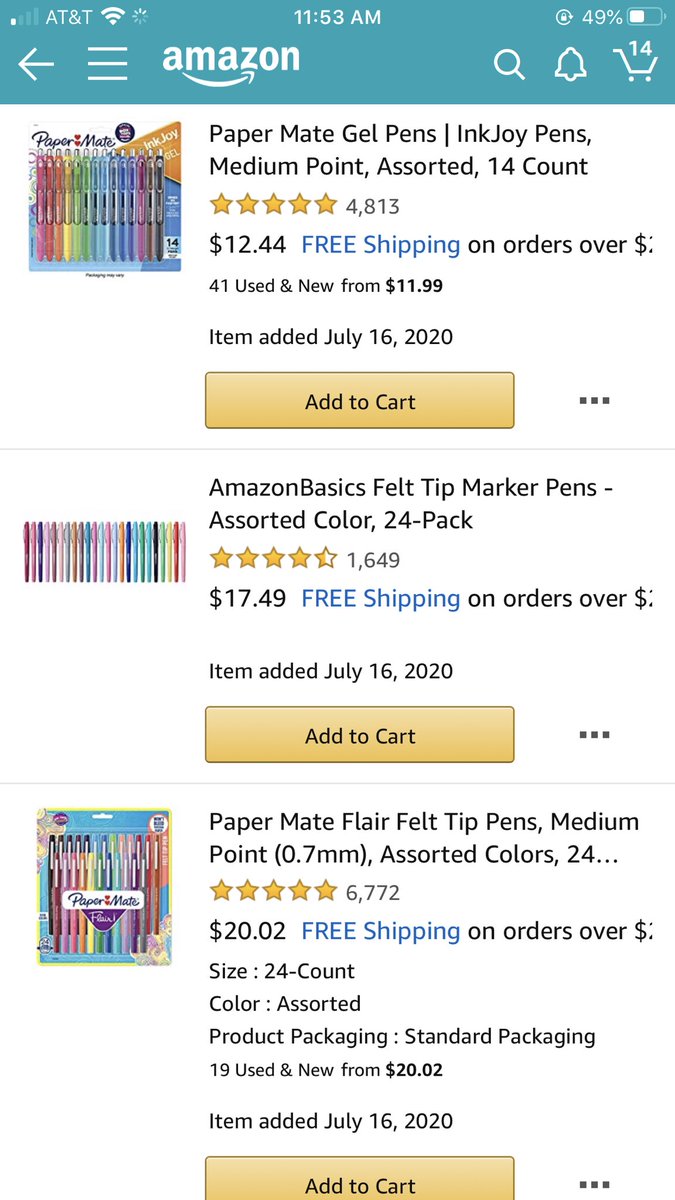 caragco's tweet photo. @AlaneAdamsBooks Help me clear my list please! Let’s face reality, one of the main reasons some of us became teachers was because we get to use flair pens 😝 https://t.co/0chKOKwVlJ https://t.co/NoIZNFR1Cz