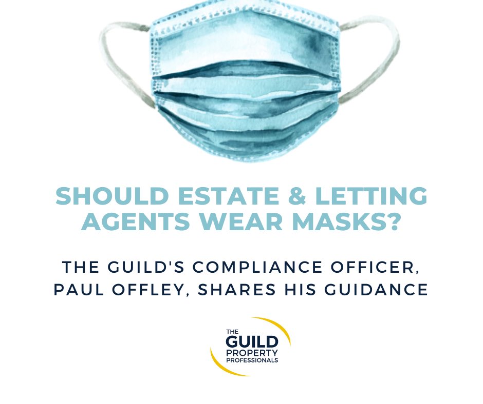 stephtheguild's tweet photo. Face coverings will be mandatory in shops and supermarkets from 24 July and failure to comply will result in a fine of up to £100.  Will this apply to estate and lettings agents on the high street?  The Guild’s Compliance Officer shares his guidance: https://t.co/51VCUY5q8a https://t.co/dlggCrtvA4
