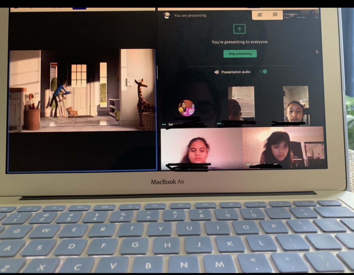 LiliaCaban's tweet photo. Thank you @DivaTeacher10 for recommending Dualless! I wanted to see the students reaction to the climax of the short film while sharing my screen. 😊@KantrieceCarter @CounselorHampt1 #CampFlushFactory https://t.co/LTRbk9xMQK