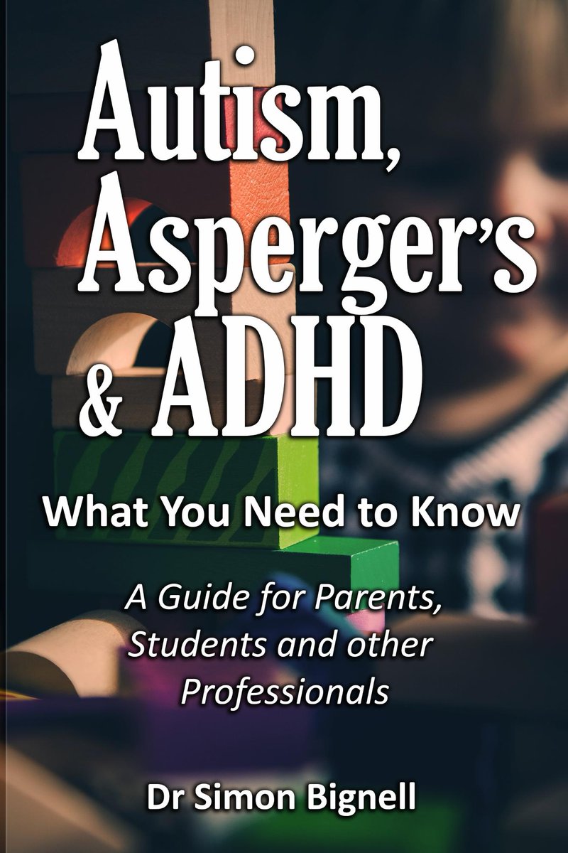 DrSimonBignell's tweet photo. My book “Autism, Asperger's &amp; ADHD: What You Need to Know. A Guide for Parents, Students and other Professionals.” On #Amazon &amp; Free on #KindleUnlimited . #Autism #Aspergers #ADHD @DerbyUni @DerbyUniOnline #AAAMOOC https://t.co/iSq8GoV7Bt https://t.co/IUUHd3uOrO https://t.co/WeaqHqsEAw