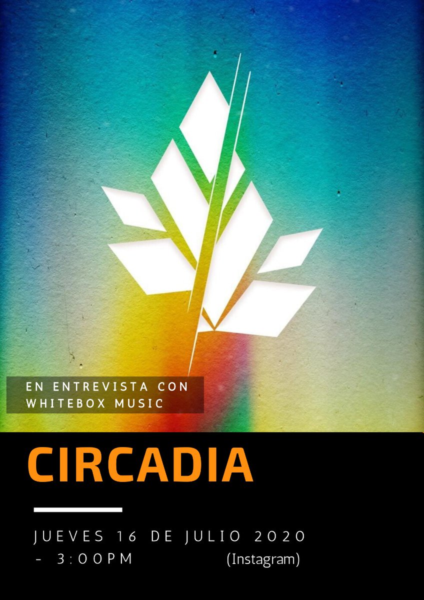 CircadiaMx's tweet photo. Rumbo al estreno de "Paralelo" hoy tenemos entrevista en punto de las 3:00pm con nuestros amigos de 
@WhiteBoxMX  , para platicar del lanzamiento y lo nuevo que viene. ¡Ahí nos vemos!  
#NewMusic #Paralelo #Estreno #Entrevista https://t.co/RUjP9OSGCX