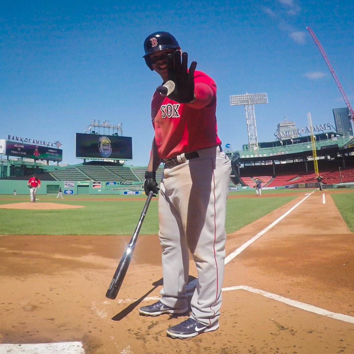 RedSox's tweet photo. The world as @Christian_7_7_ sees it:
#CatcherCam https://t.co/qgDHaVgwtY