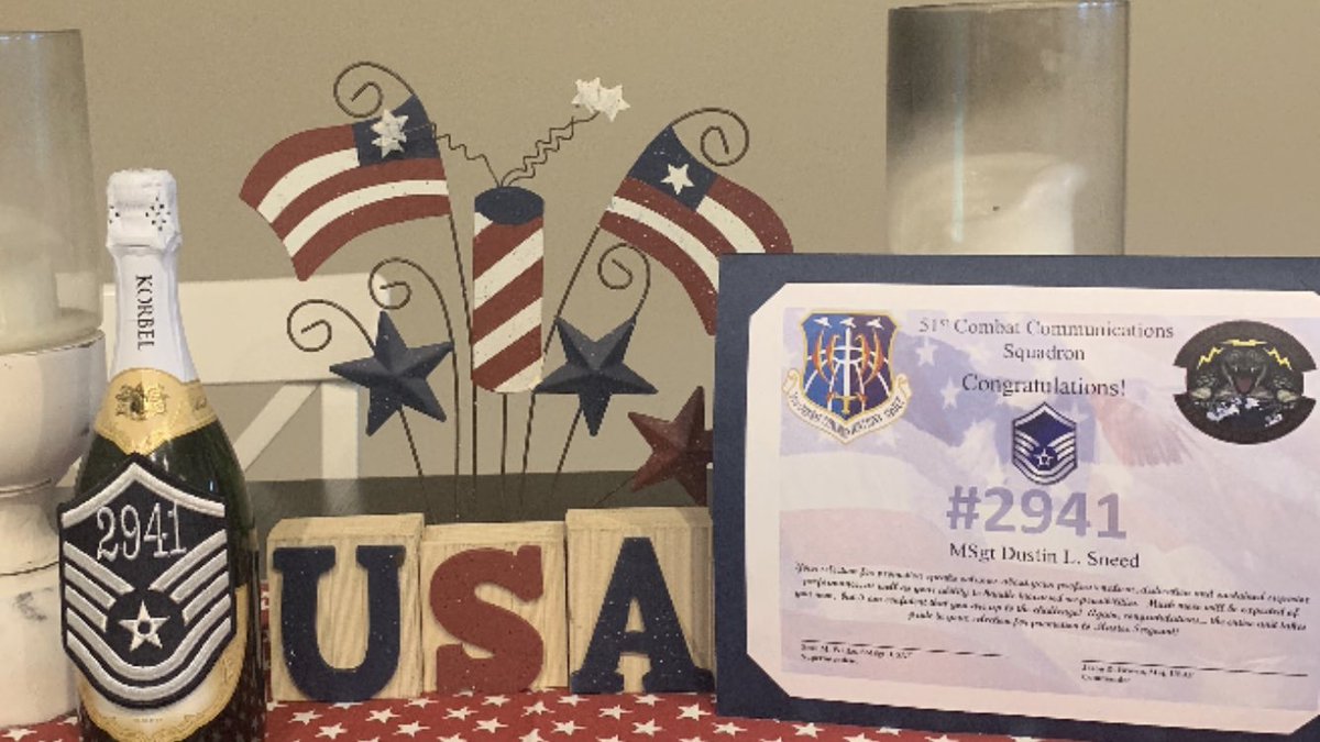 One proud Mom. Congrats to my Son Dustin who serves in the United States Air Force. Master Sergeant select.