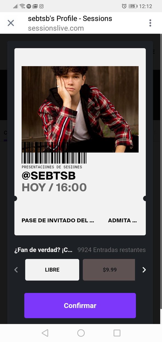sebtsb_cl's tweet photo. ¿COMO ADQUIRIR TICKETS?

Deben ir al siguiente link:
https://t.co/ebV9SMKXuS

y se les redireccionara a esta página, en donde pueden elegir el ticket que ustedes estimen conveniente. https://t.co/DGMGVDZrng