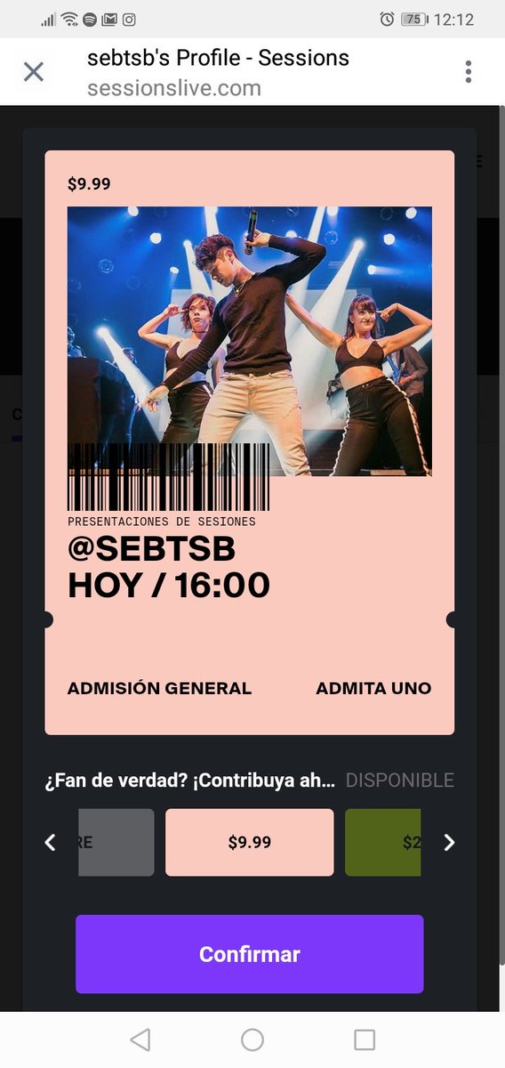 sebtsb_cl's tweet photo. ¿COMO ADQUIRIR TICKETS?

Deben ir al siguiente link:
https://t.co/ebV9SMKXuS

y se les redireccionara a esta página, en donde pueden elegir el ticket que ustedes estimen conveniente. https://t.co/DGMGVDZrng