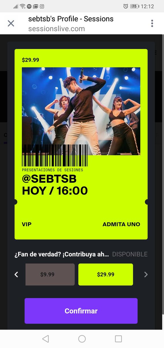 sebtsb_cl's tweet photo. ¿COMO ADQUIRIR TICKETS?

Deben ir al siguiente link:
https://t.co/ebV9SMKXuS

y se les redireccionara a esta página, en donde pueden elegir el ticket que ustedes estimen conveniente. https://t.co/DGMGVDZrng