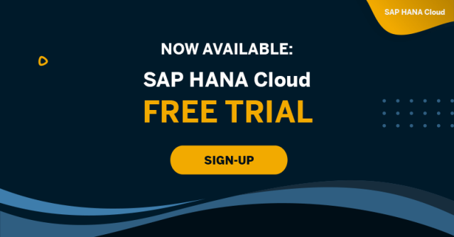 GraysonMah's tweet photo. Unlock the value of data with SAP HANA Cloud. Learn more about the features and capabilities that you’ll have full access to in this free trial. https://t.co/J4rIGR1M19 https://t.co/EL7AIgT25u
