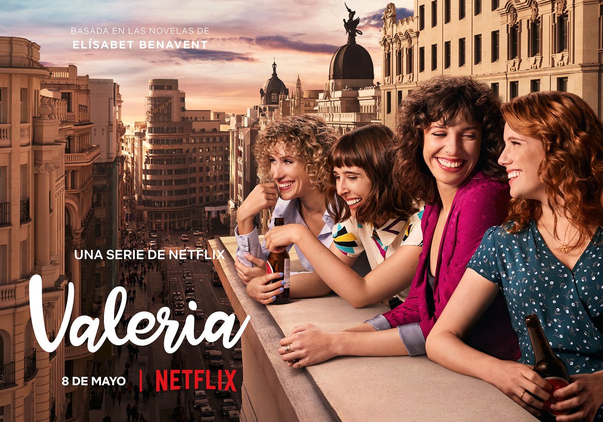 Valeria: a total girl series but very relatable. lol good to binge watch.  #Netflix