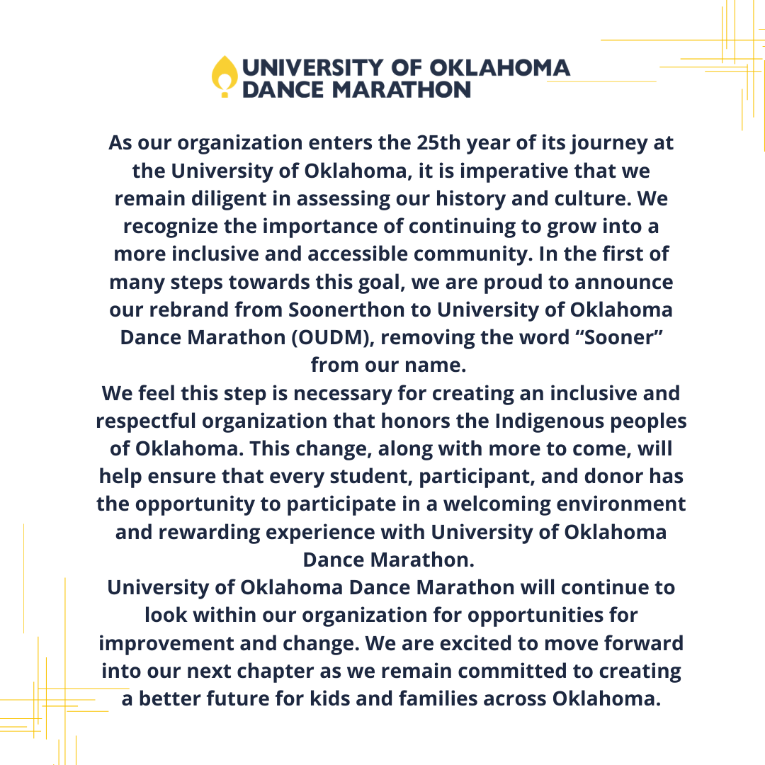 University of Oklahoma Dance Marathon tweet media