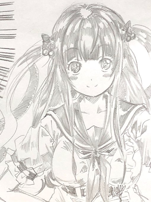 寝る前に鉛筆ラクガキ
楽しかったで眠れるのは良いものね 