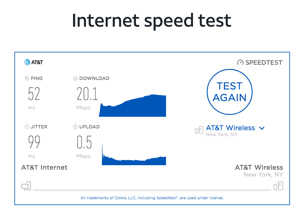 davidsfocus's tweet photo. Look at the amazing upload speeds I am getting with AT&amp;T!   
@att https://t.co/btEWeXwu3i