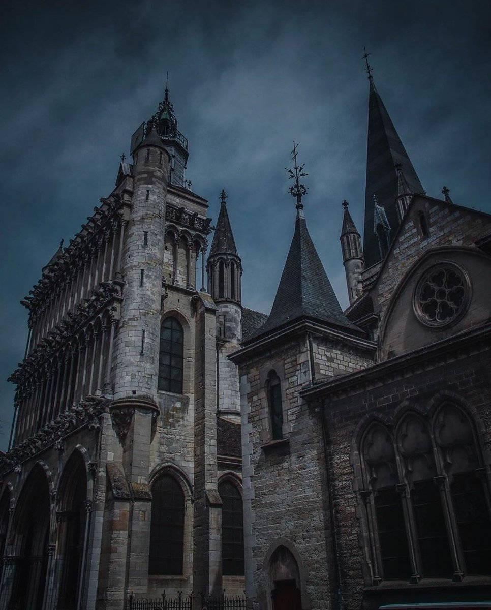 Gothic Architecture in Dijon, France