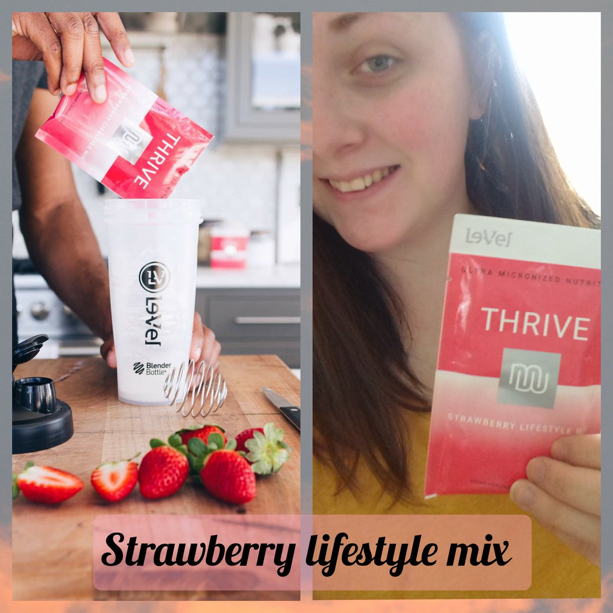 Jacquelinemcd26's tweet photo. Anyone in the UK that would like a 3 day sample pack for only £20 to try? 
I have Strawberry lifestyle mix available for weight management, appetite control &amp; more 😍🔥

Comment THRIVE to get yours NOW!! #THRIVEWITHME #levelthrive #samplepacks #freecustomeraccount https://t.co/LiRnVOEgZi