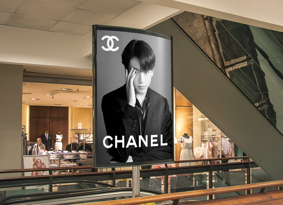 koorenic's tweet photo. if jeon jungkook was a model for chanel https://t.co/ouAOilKO3i