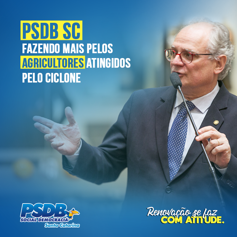 psdbsc45_'s tweet photo. O deputado estadual Dr. Vicente Caropreso solicitou ao Governo do Estado medidas para socorrer agricultores atingidos pelos ciclones. Pelo menos R$ 5 milhões da AL serão destinados aos agricultores afetados. https://t.co/hNT2LvORGT