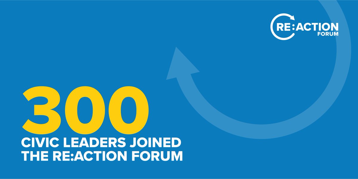 CivicActionCA's tweet photo. On June 11 and 12, we brought together 300 civic leaders for the Re:Action Forum, a digital gathering to shape our region’s collective reaction to #COVID19.

#BuildBackBetterGTHA https://t.co/6iEtUgEf0E