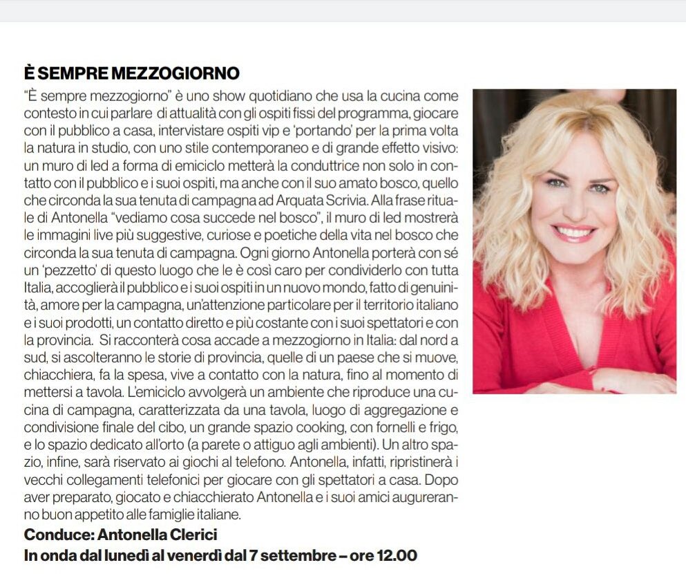 antoclerici's tweet photo. E' sempre mezzogiorno😀😀😀 https://t.co/9F8WaSKcjC