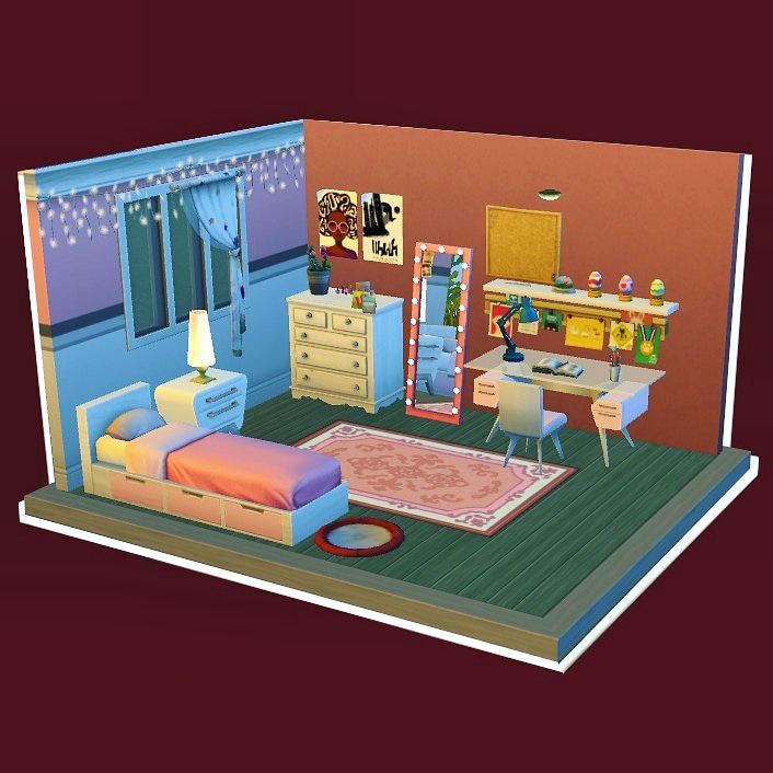 oh_feebee_lay's tweet photo. Created this cute pink room for a child. 
Origin ID: Balderdash26
#ShowUsYourBuilds #Sims4 https://t.co/T6n5fNrgoD