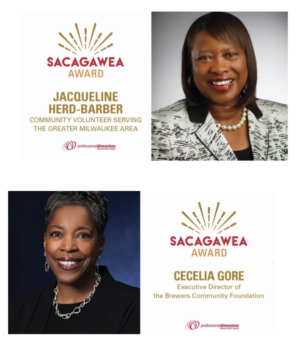 patrickmc22's tweet photo. Thanks to Cecelia Gore and Jackie Herd-Barber for following in Sacagawea’s footsteps. Both are champions in the development of women leaders in the MKE community. Congrats on their recognition by Professional Dimensions.
#PDWomen #PDSacagawea #ProfessionalDimensions https://t.co/PcJqOGRUsN