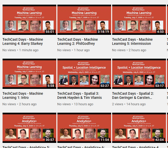 AnalyticandData's tweet photo. Missed our highly attended TechCast Days last week? Don't worry your #FOMO can be fixed. Watch the rebroadcast on our YouTube Channel. All three days are up for your viewing pleasure! 
https://t.co/f0ZRT5PQku
#oracle #spatial #oracletechnologies
@oraspatialsig  @SpatialHannes https://t.co/hnufvVnNe3
