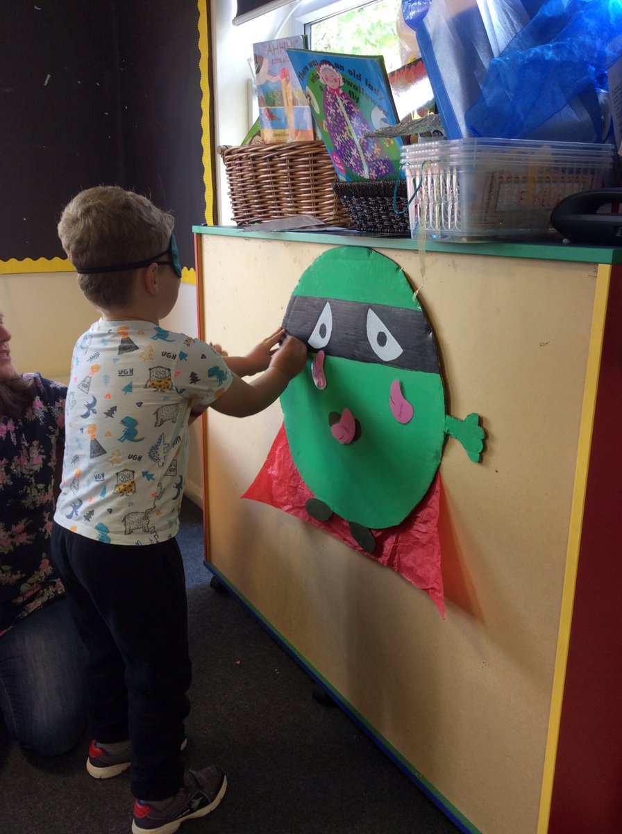 sandy_nursery's tweet photo. 💚😊🎉Such fun today in our Nursery Pod! An Evil Pea Party (children’s choice!) which was full of dancing, games and cake! The Evil Pea has decided to return to Supertato and see what mischief he can create in the supermarket! 🥔🥦🥕🌽 😁💚 https://t.co/mxGuiKTKtc