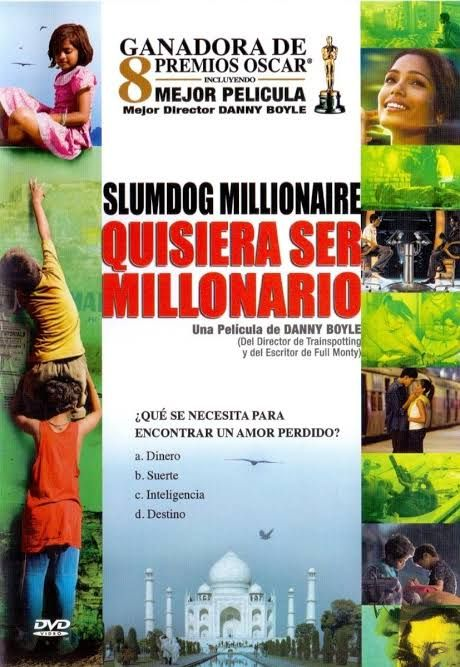 PelisPlay1's tweet photo. QUISIERA SER MILLONARIO
Mientras Jamal Malik, de 18 años de edad, responde preguntas en la versión india de "¿Quién quiere ser millonario?", escenas retrospectivas muestran cómo llegó ahí. Jamal se conforma con trabajos pequeños hasta que consigue una oportunidad en el programa. https://t.co/rmvgB1lzmK