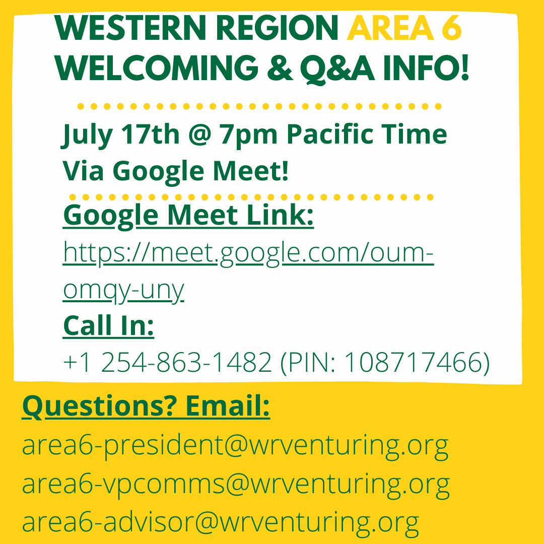 WRA6Venturing's tweet photo. Our Welcoming and Q&amp;A Session is happening tomorrow at 7pm PT! 
Here is the link to the Google Meet: https://t.co/Wu5I2sMHFW
Join by Phone: +1 254-863-1482 (PIN: 108717466) https://t.co/UrErn32AyI