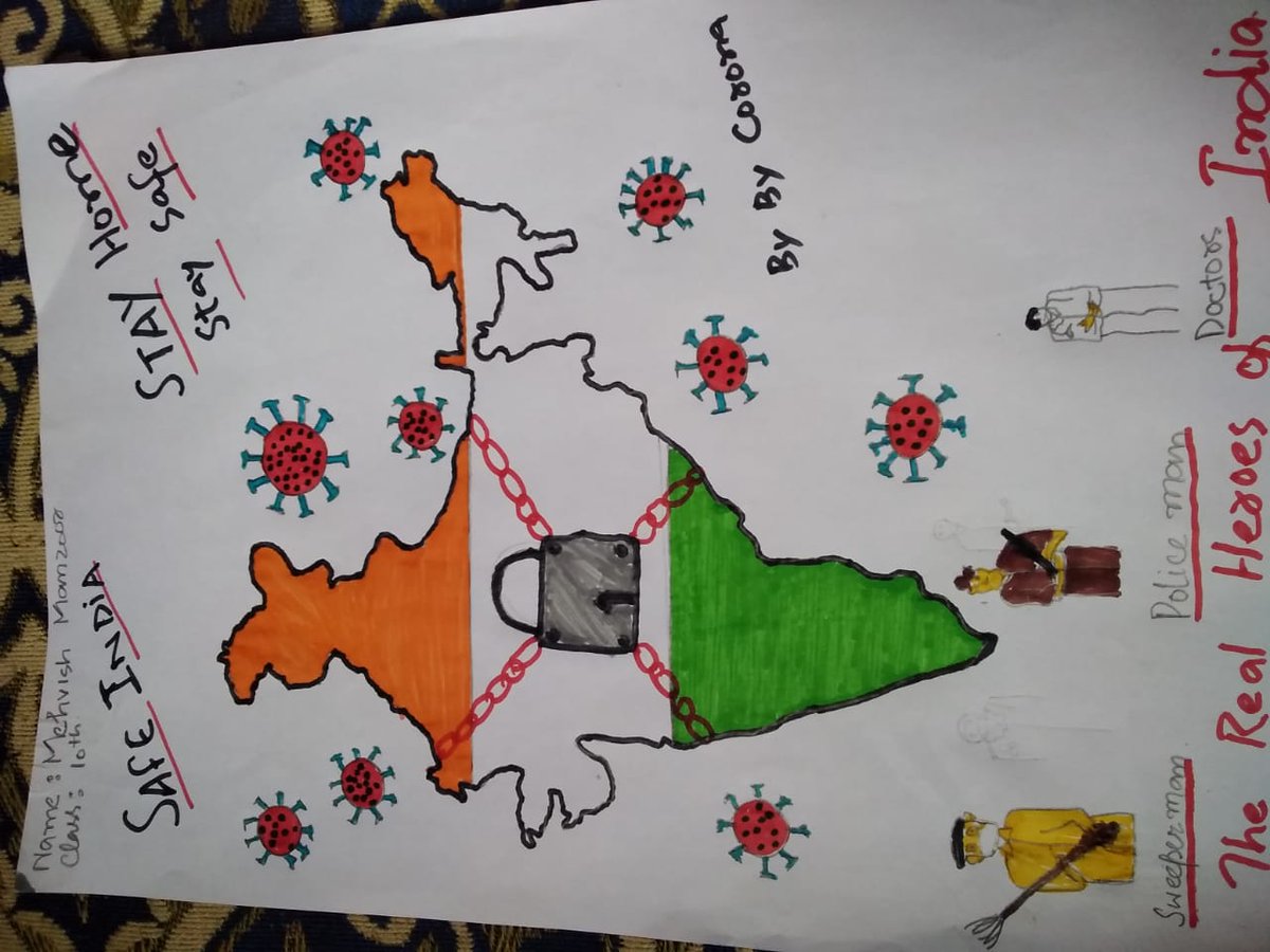 hafeez_aadil's tweet photo. Students of Govt. Girls Higher Secondary School Surankote Poonch, spreading an important message through their charts.
#ChartMaking #VocationEducation
@JKSamagra @ManhasArun @BABLEINDIA @Ved11 @ravinderjangral https://t.co/zQh2XWK40t