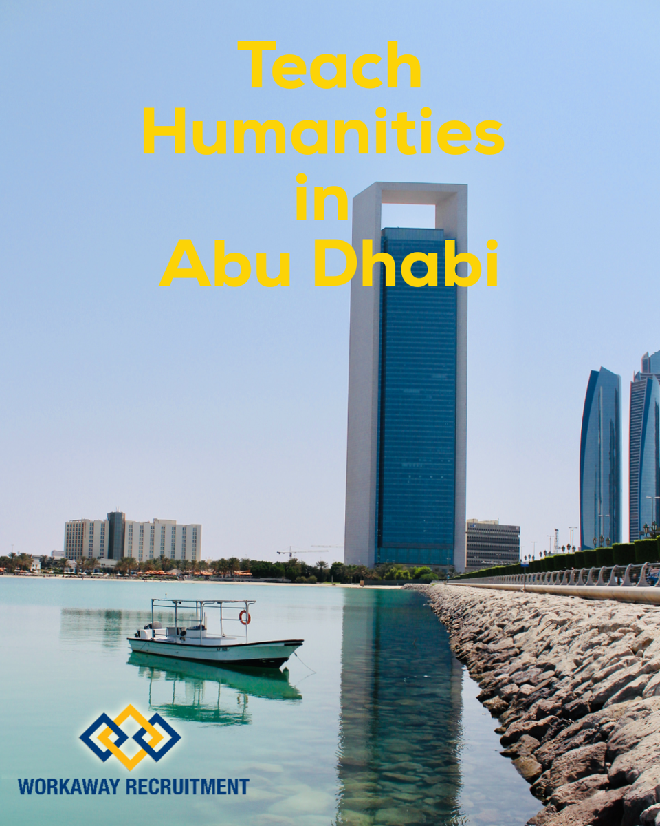 WorkawayRecruit's tweet photo. Teach Humanities in Abu Dhabi - Offers this week!

We are looking to speak to qualified Humanities teachers about a fantastic opportunity with one of our leading partner schools in Abu Dhabi!

Apply with your CV through the following link =>> https://t.co/7jldnRISwt https://t.co/qYVGLH0bxN