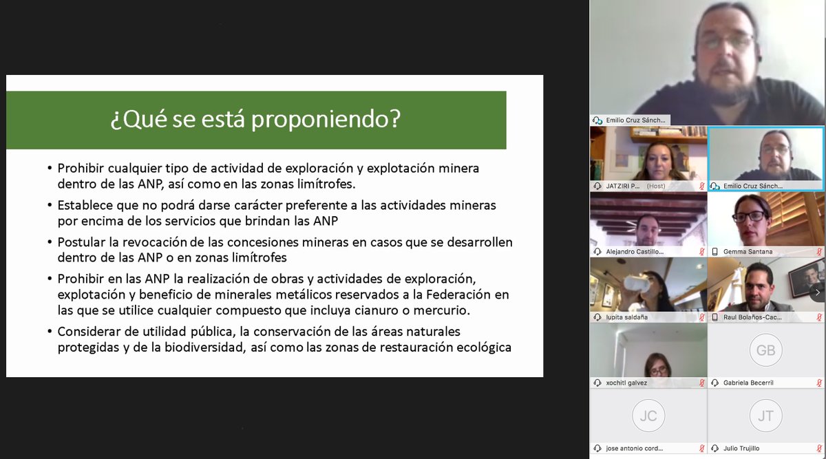 "Debemos considerar de utilidad pública la conservación de #ÁreasNaturalesProtegidas y de la #biodiversidad, así como zonas de restauración ecológica": Emilio Cruz de la #FamiliaReforestamos. #FueraMinasDeAreasNaturales #ForoSenadoANP