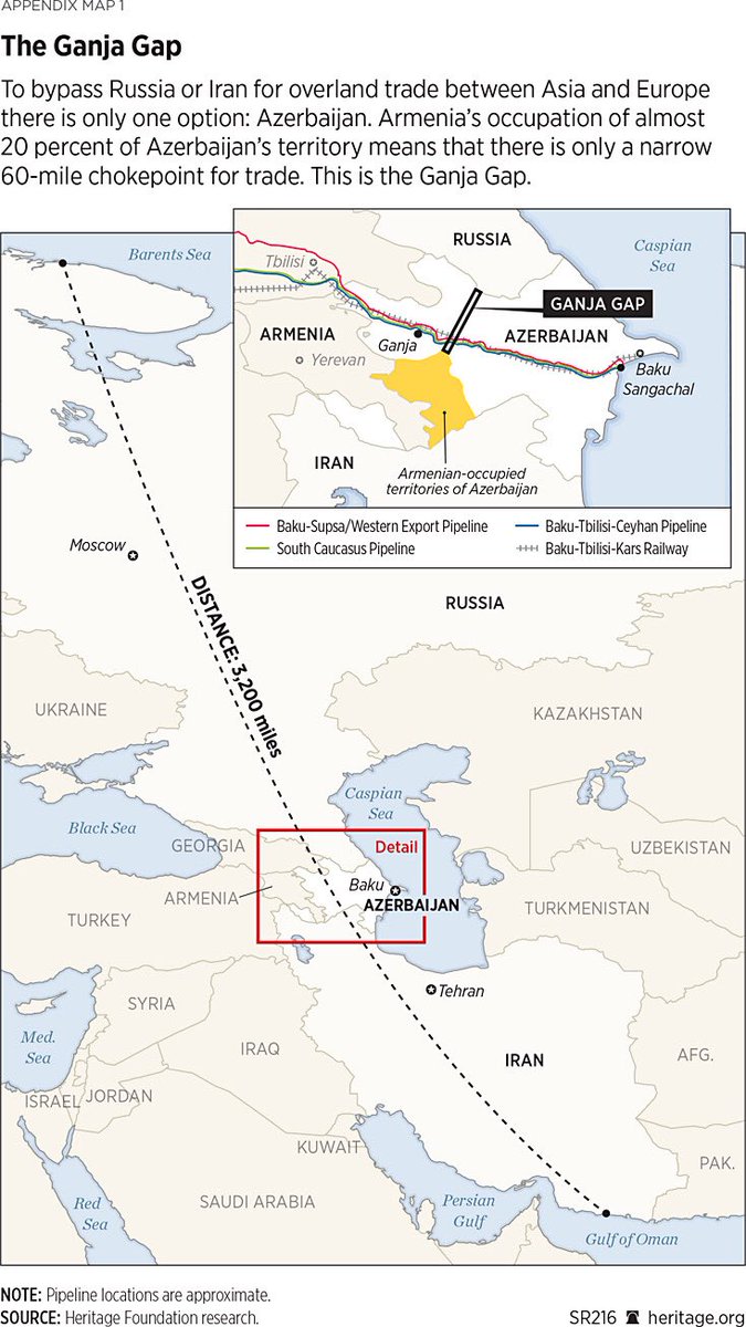 Why did Armenia shell Azerbaijani village of Aghdam? Just look at this map.

✔️Russia calls the shots with Armenia 
✔️Caspian gas to Europe increases in 2020
✔️Russia knows that Ganja Gap corridor can be easily disrupted
✔️Aghdam located in Ganja Gap
✔️EU energy security harmed