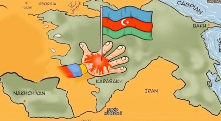 Флаг - Колумбия
Кухня - Турецкая
Музыка - Турецкая
Алфавит - Эфиопия
Церковь - Албанская, Грузинская
Земли - Азербайджан
*Армияни у вас вообще есть что  своё!?
#KarabakhisAzerbaijan
#StopArmenianAgression #StopArmenianOccupation